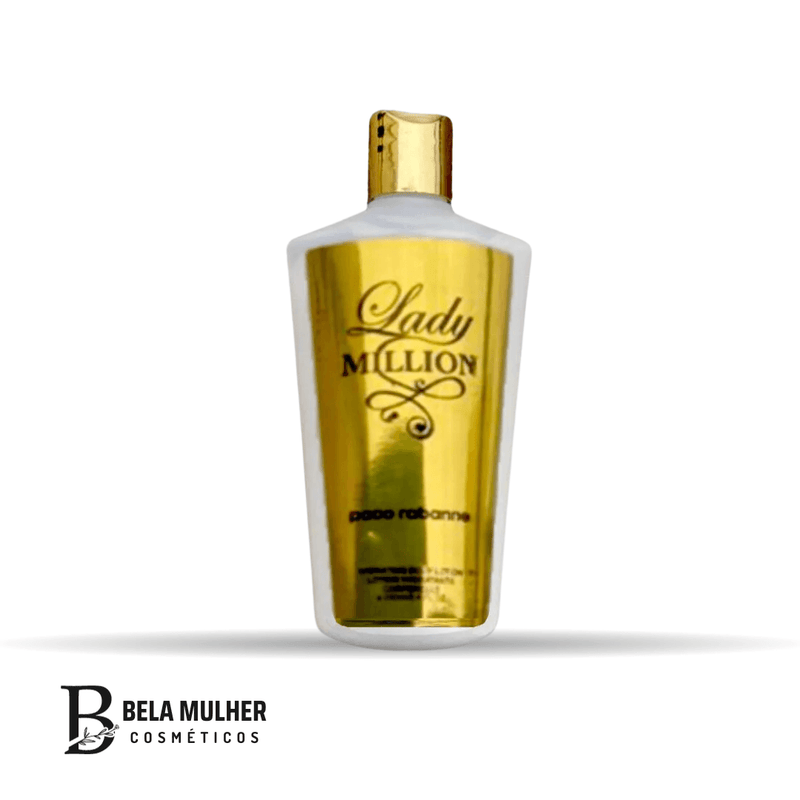 Hidratante Lady Million 250 ml - Bela Mulher Cosméticos